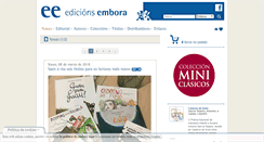 Desktop Screenshot of edicionsembora.es